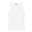 GANNI Soft Cotton Rib Tank Bright White