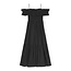 GANNI Cotton Poplin Long Smock Dress Black