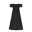 GANNI Cotton Poplin Long Smock Dress Black