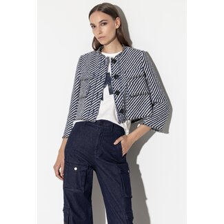 Luisa Cerano Luisa Cerano Two-tone tweed jacket