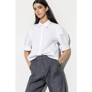 Luisa Cerano Luisa Cerano gabardine stretch blouse