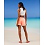 Sea Me Happy Gogo Shorts Neon Orange