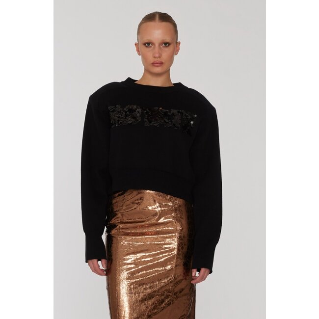 ROTATE Sequin Logo Sweater