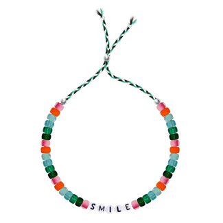 Sorbet Island Pony bead bracelet Smile