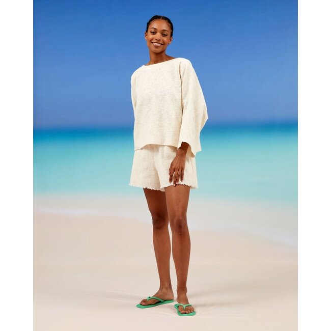 Sea Me Happy Moorea Top Structure Ecru