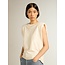 Golden Goose Golden Goose Padded shoulders t-shirt pearls