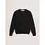 Golden Goose Boyfriend knit with logo in marine