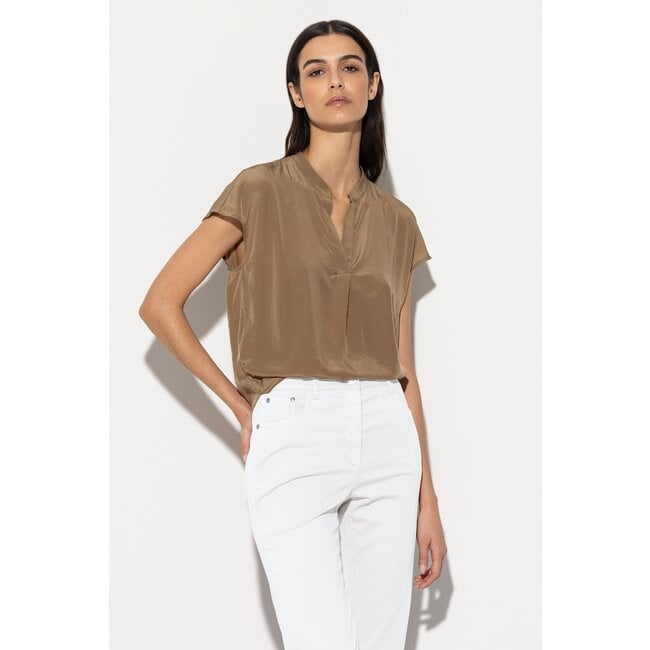 Luisa Cerano Shirt V-hals korte mouw