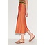 Luisa Cerano Orange Satin Skirt