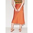 Luisa Cerano Orange Satin Skirt