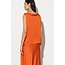 Luisa Cerano Orange Satin Skirt