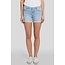 7 For All Mankind Mid Roll Shorts Soul Light Blue