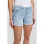 7 For All Mankind Mid Roll Shorts Soul Light Blue
