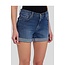 7 For All Mankind Mid Roll Shorts Sea Star Dark Blue