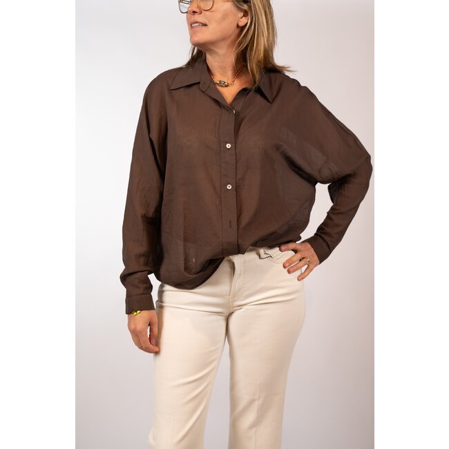 Devotion Atzelina blouse bruin