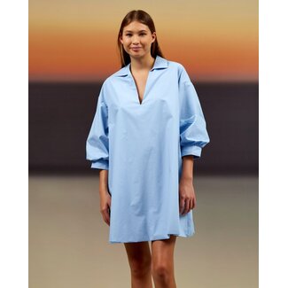 Sea me Happy Sea Me Happy Banyan Dress Poplin Light Blue