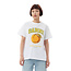 GANNI GANNI Relax peach t-shirt in white