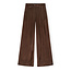 GANNI Washed Satin High Waist Flared Leg Broek Mole