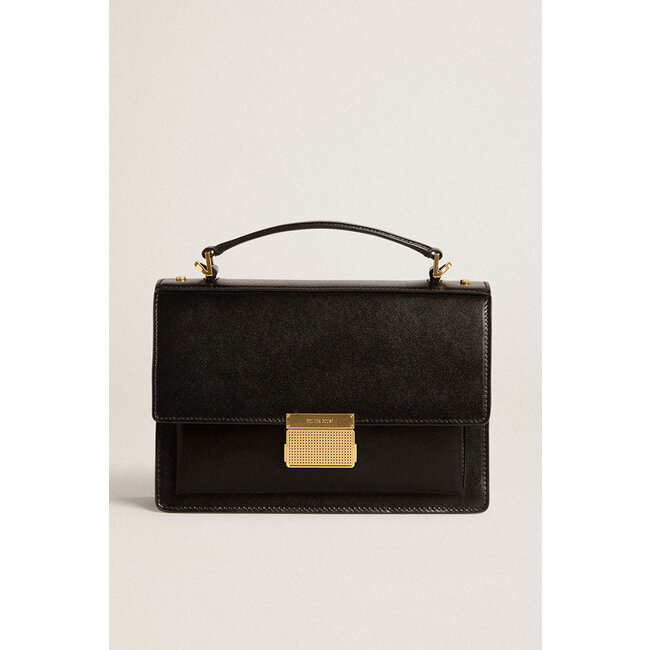 Venezia bag palmellato leather gold black