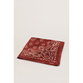 Golden Goose Foulard Paisley Print Silk Spiced Apple