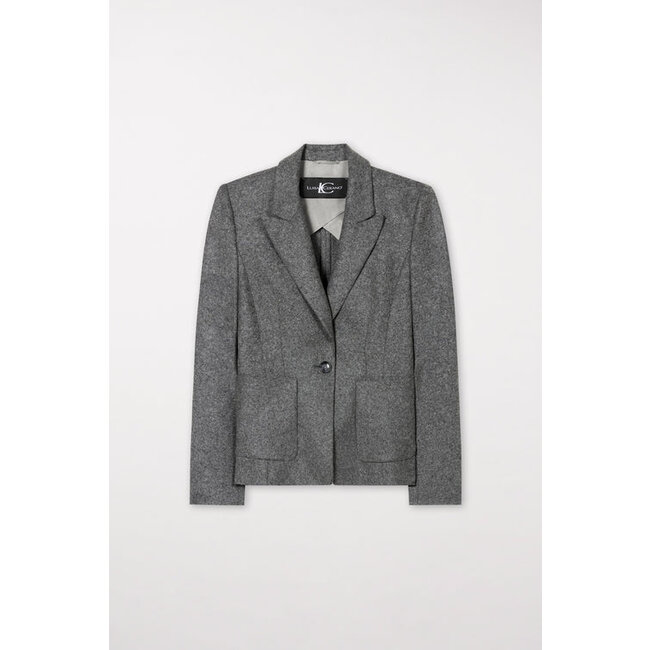 Luisa Cerano Blazer grijs wol