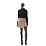 Check Wool Mix Wrap Mini Skirt