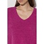 Luisa Cerano Trui v-hals fuchsia