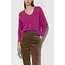 Luisa Cerano Trui v-hals fuchsia