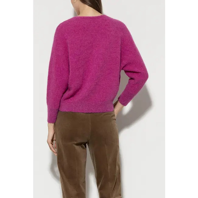 Luisa Cerano Trui v-hals fuchsia