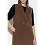 Luisa Cerano Gilet mouwloos lang