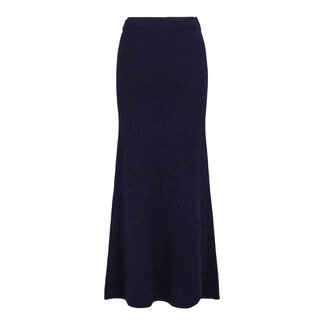 One And Other One And Other Beau knitted skirt navy blue