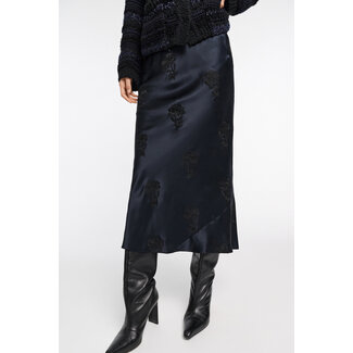 Dorothee Schumacher Dorothee Schumacher Skirt in emroidery navy/black