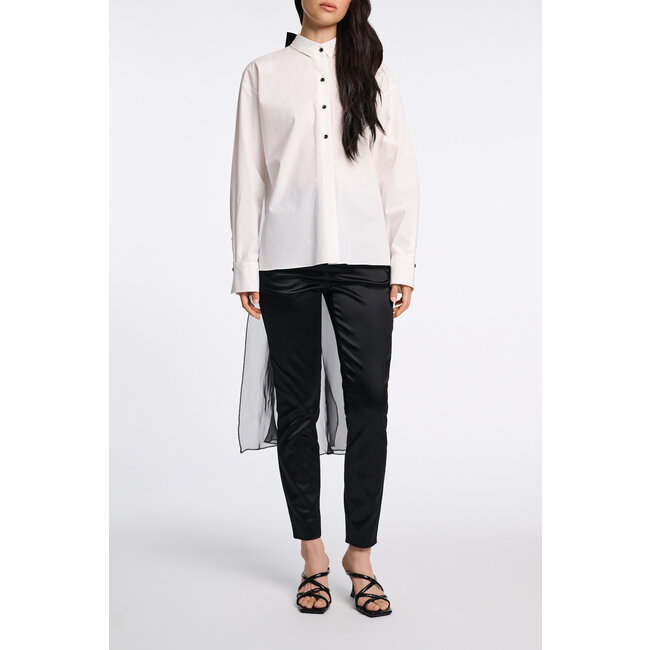 Dorothee Schumacher Poplin Power Blouse in pure white