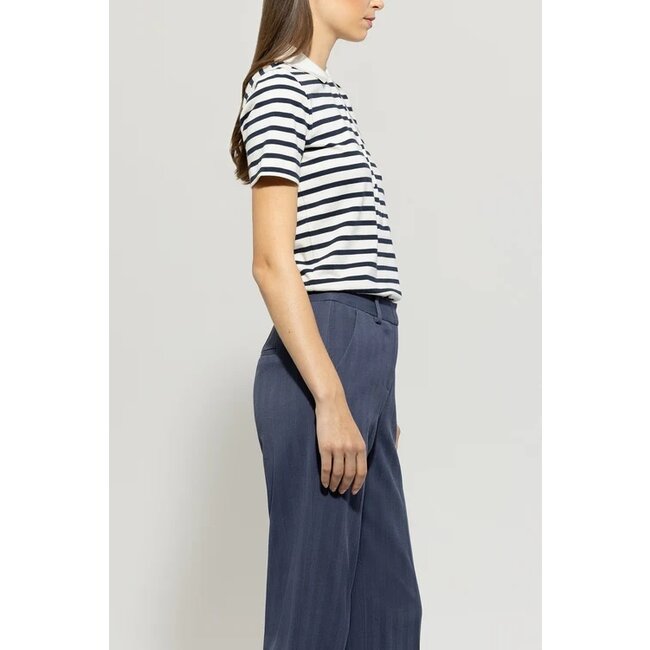 Luisa Cerano Striped polo shirt