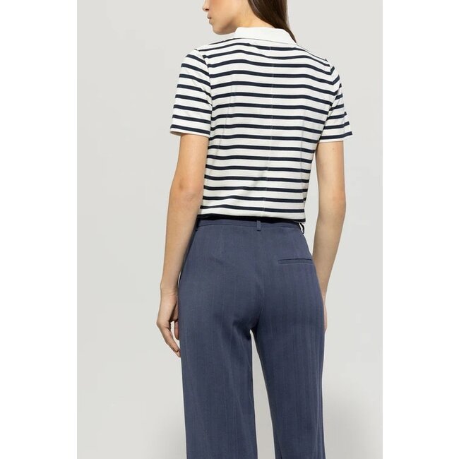 Luisa Cerano Striped polo shirt