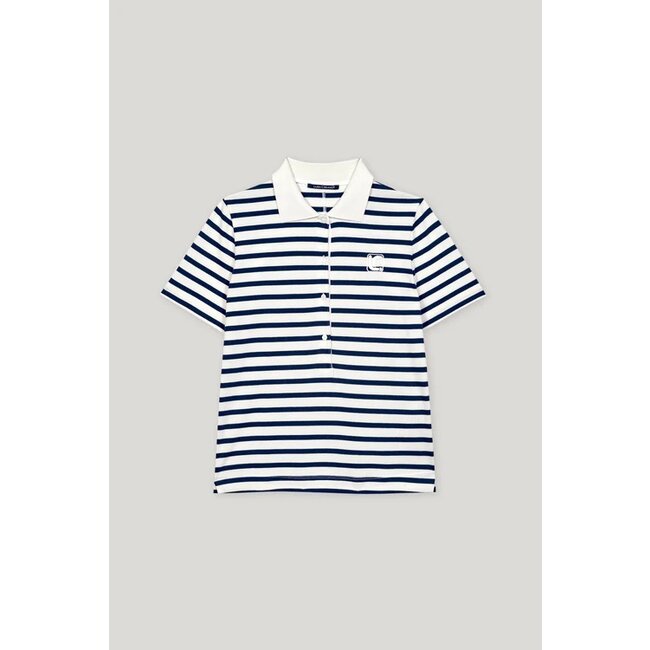 Luisa Cerano Striped polo shirt