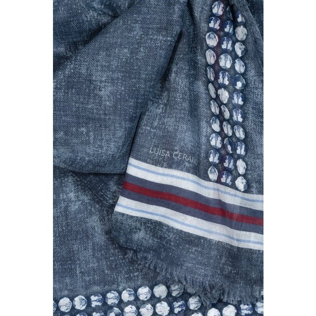 Luisa Cerano Vintage shawl denim vibes