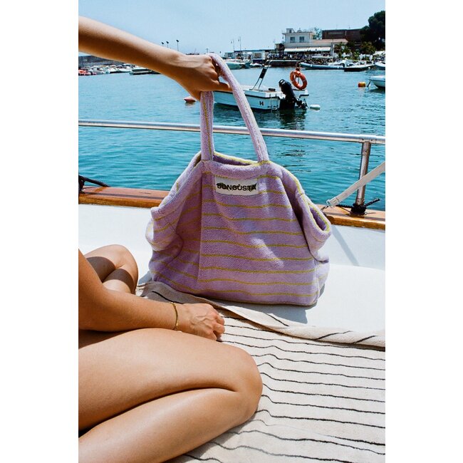 Bongusta Naram Weekendbag lilac-neon yellow