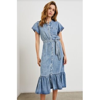 Rails Rails Kahlo midi dress in blue