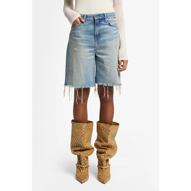 7 For All Mankind Lola Shorts Copper