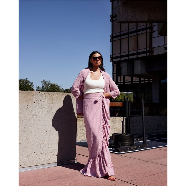 RAE Antwerp Roxana short sleeve blazer