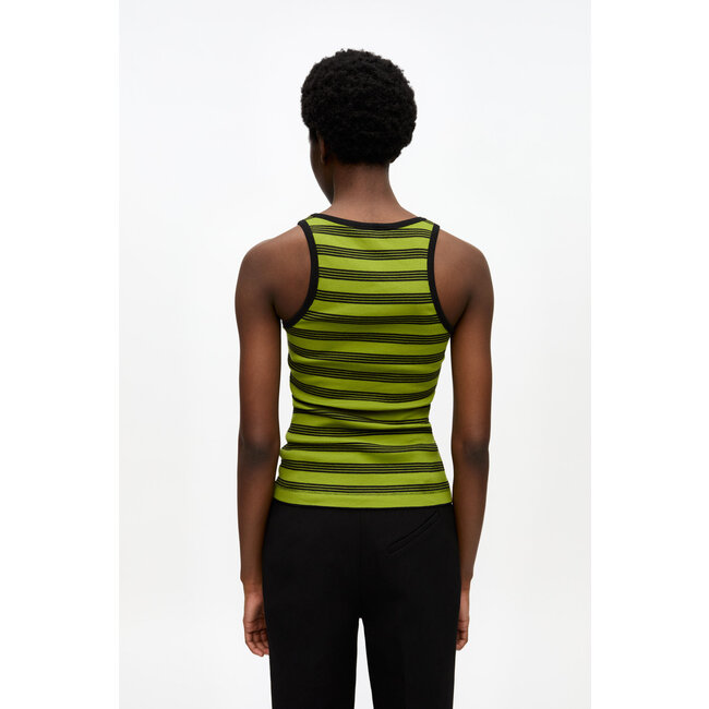 GANNI Tank Top golden cypress