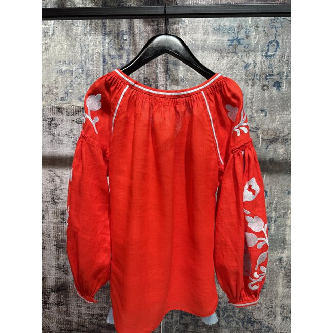 SAGE AND IVY Masha Blouse rood