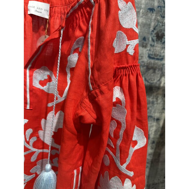 SAGE AND IVY Masha Blouse rood