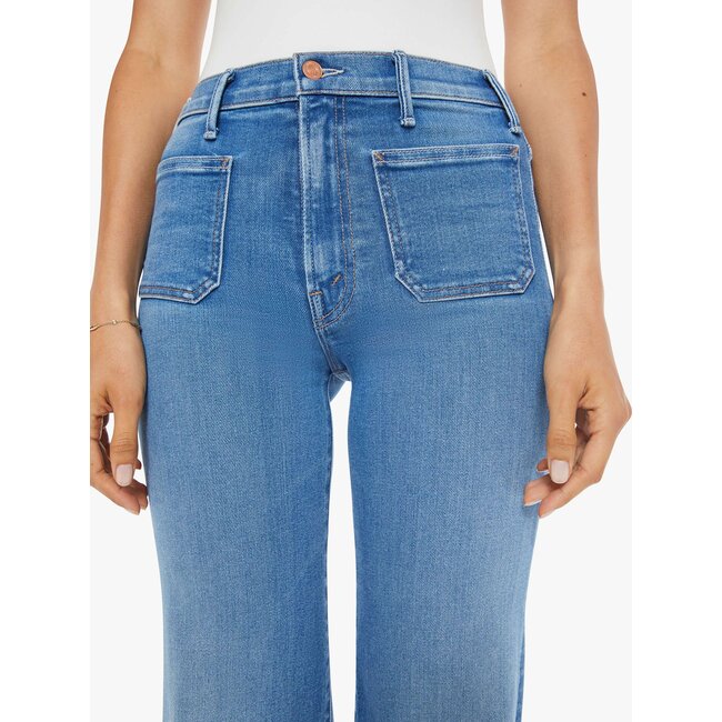 MOTHER Hustler Roller Patch Sneak Jeans Piece By Piece