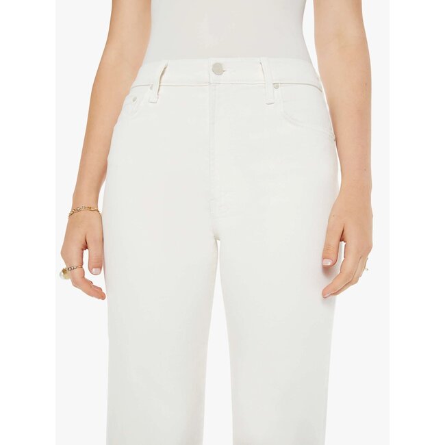 MOTHER The Rambler Zip Ankle Cream Puffs