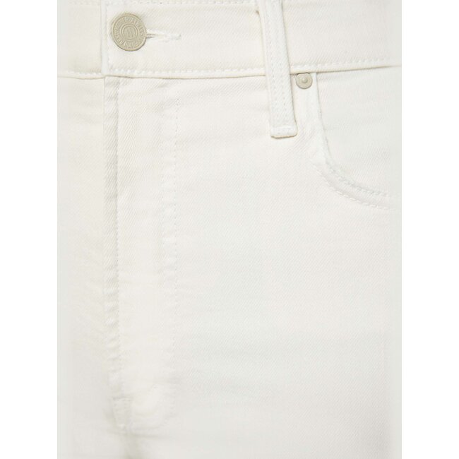 MOTHER The Rambler Zip Ankle Cream Puffs