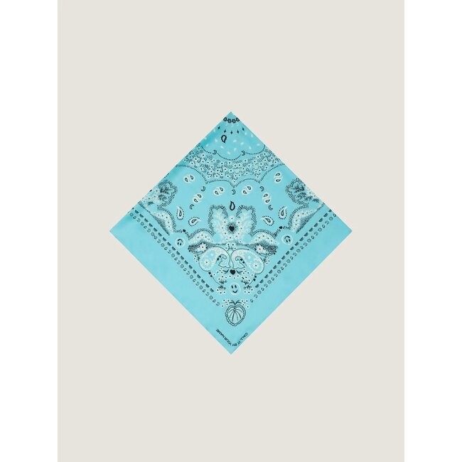 Call It By Your Name Bandana Large Turquoise