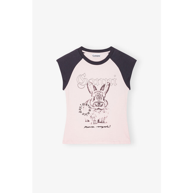 GANNI Basic Jersey Bunny t-shirt