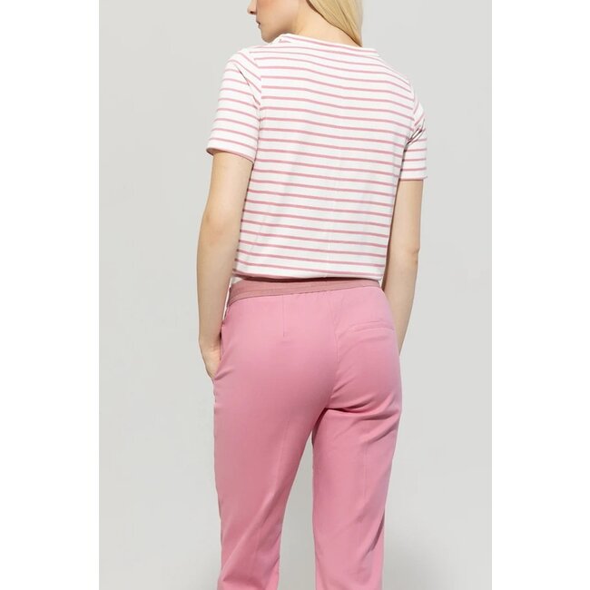 Luisa Cerano Striped half-sleeved shirt